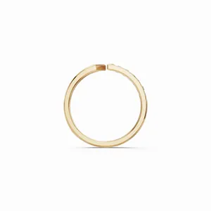 Anillo de Diamantes Cultivados en Laboratorio con Certificación IGI, Claridad VVS, Corte Brillante Redondo, 6 Piedras, Oro Amarillo de 18K, Lujoso, para Mujer - Product Image 3