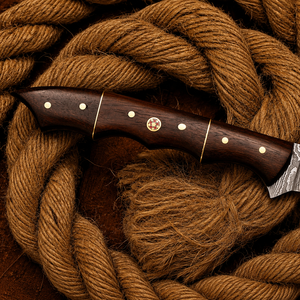Cuchillo de Filetear Ambidiestro Moderno Hecho a Mano con Hoja de Acero de Damasco de 7 Pulgadas y Mango de Madera, Apto para Lavavajillas - Product Image 2