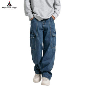Pantalones Vaqueros Cargo al por Mayor, Diseño Transpirable, Logotipo Personalizado, Ropa, Pantalones, Duraderos, Modernos, Casuales, de Moda, para Hombre - Product Image 1