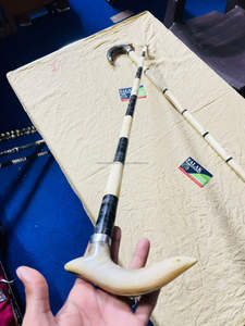 Falak World ไม้เดินเขาควายคุณภาพดีไม้เท้าดีไซน์ทันสมัยเดินป่าเคยใช้ในทุ่งน้ำแข็งฮอกกี้ - Product Image 6