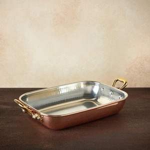 Ensemble de casseroles en cuivre 4 pièces, pot en laiton avec couvercle et poignées en acier inoxydable, design vintage, lavage à la main uniquement, pot de cuisson - Product Image 2
