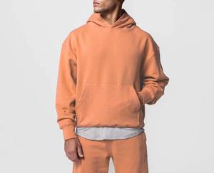 Sweat-shirts à capuche en coton 320 g/m² pour hommes, best-sellers, en molleton bouclette, ensemble 2 pièces (pull et pantalon de jogging) pour la gym et le sport - Product Image 2