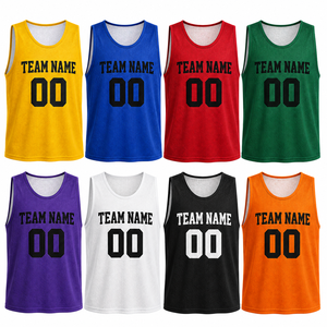 Custom Basketball <b>Training</b> <b>Bib</b> Scrimmage Vest OEM ODM Lightweight Mesh Practice Pinnie Teamwear Low MOQ - Product Image 2