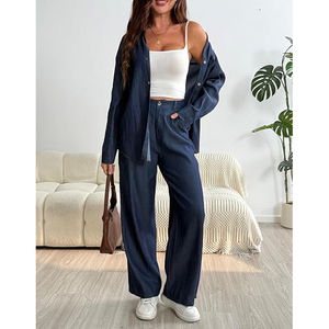 Gilet sans manches en jean vintage pour femme, col uni, coupe décontractée, longueur cheville, tissé, imprimé numérique, délavé - Product Image 3
