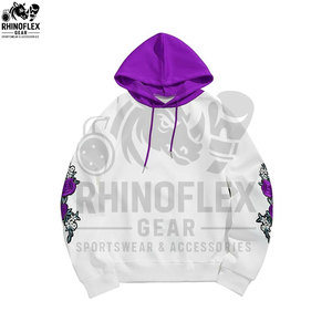 Sudadera con Capucha Bordada de Alta Calidad al Por Mayor, Sudadera con Capucha Bordada para Hombre, Estilo Básico Oversize, Sudadera con Capucha Bordada de Algodón Mezclado para Hombre - Product Image 5