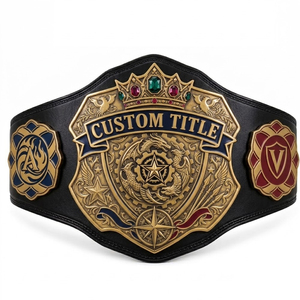Custom Championship Belts Oem Odm High Quality Factory Price Premium Personalized Logo Design Durable Award Manufacturer - Product Image 1