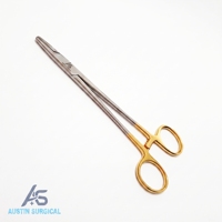 Ciseaux chirurgicaux en acier inoxydable, pince de suture manuelle, ensemble d'instruments à poignée dorée certifiés CE pour la chirurgie générale