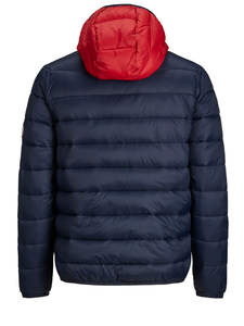 Chaqueta de Invierno Acolchada con Capucha y Logotipo Personalizado, Chaqueta de Plumón para Hombre, Chaqueta Rellena de Poliéster, Fabricante de Ropa OEM ODM - Product Image 6