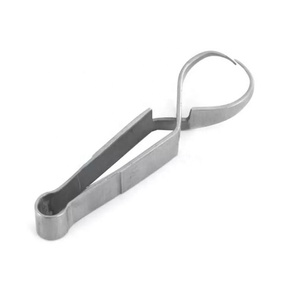 Schaedel Clamps Towel Straight Clip With <b>Cross</b> Action 90mm Stainless Steel Towel Forceps BY ZACHARY INDUSTRIES - Product Image 1