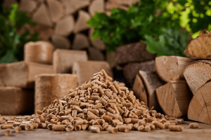 Granulés de bois en forme de sciure de bois 6 mm pour système de chauffage, couleur marron naturel, haute densité, sac de combustible - Product Image 5