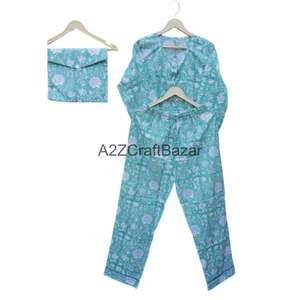 Robe d'hiver artisanale pour femme, imprimé floral romantique de luxe, 100 % coton respirant, taille élastique douce, manches trois-quarts - Product Image 5