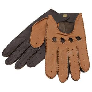 Gants de moto thermiques à manches courtes en cuir véritable robuste, résistants à l'usure, avec logo personnalisé, pour la conduite en extérieur - Product Image 2