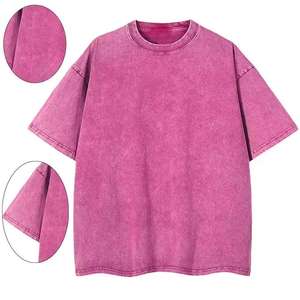 Camiseta Personalizada 100% Algodón, Impresión Gráfica, Lavado Ácido, Estilo Vintage, Tallas Grandes para Hombre - Product Image 2