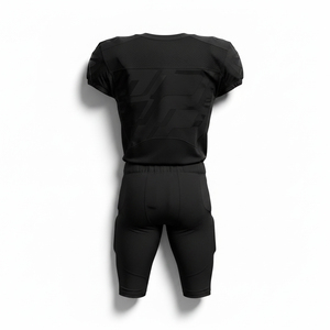 Factory Price American Football Uniform Customized Size Color Lightweight Spandex Side Panels Pro Football Uniform Set - Product Image 2