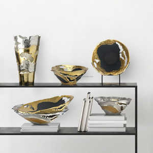 Jarrón de Metal de boda de Hotel de alta calidad moderno para jardín, hogar, oficina, restaurante, florero antiguo de lujo, jarrones de suelo - Product Image 5