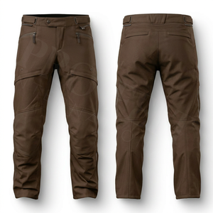 Customized Printed Own Logo Design Motorcycle Riding Pants Slim Fit Biker Pants Durable Protective Riding Trousers Outdoor Wear - Product Image 2