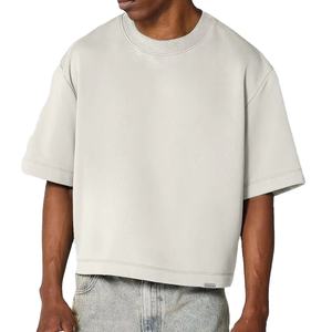 เสื้อยืดโอเวอร์ไซส์ทำจากผ้าฝ้ายเทอร์รี่ใส่ได้ทั้งชายและหญิงเสื้อยืด300GSM บ็อกซี่ฟิตไซส์ใหญ่พิเศษ - Product Image 1