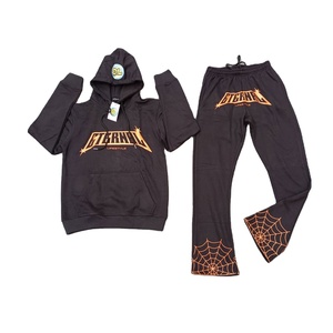 Meilleure qualité respirant couleur unie Offre Spéciale hommes formation Jogging porter confortable nouveau Design évasé Style survêtement - Product Image 3