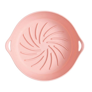 [DONGCHIMI BROTHERS] Olla de Silicona Platino Premium para Freidora de Aire (Rosa Melocotón, Verde Menta Oscuro, Azul Oscuro, Gris) Fabricada en Corea, Resistente al Calor - Product Image 6
