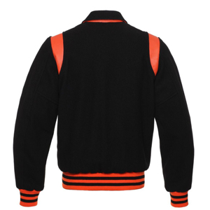 Low Moq Oem Manufacturer High Quality Embroidery <b>Men</b> College Leather Sleeves Custom Baseball Letterman Varsity <b>Jacket</b> for <b>Men</b> - Product Image 4