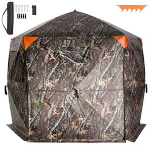 Capanno da Caccia Portatile e Resistente con Visibilità a 288 Gradi per 6-7 Persone, Pop-Up, con Borsa per il Trasporto - Product Image 1
