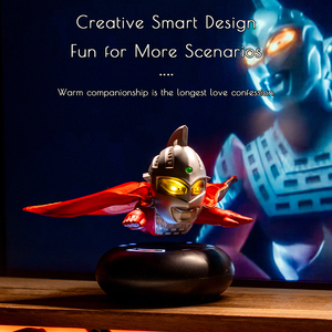 Meilleure vente Cadeau cool de Noël OEM <span class=keywords><strong>Super</strong></span> <span class=keywords><strong>Heros</strong></span> Flottant à lévitation magnétique Ultraman Seven Anime Figure Light - Product Image 3