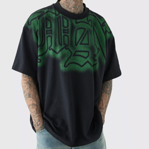 Camiseta de Hombre Oversize con Estampado 3D, Algodón Premium, Corte Holgado, Impresión Gráfica Personalizada, Manga Corta, Estilo Urbano Casual, Cómoda - Product Image 6