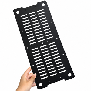 Bandeja Base de Servidor de Aluminio Anodizado Negro Personalizada, Placa de Montaje de Chasis de Metal de Lámina 5052 6061 - Product Image 1