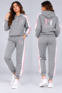 Conjunto Deportivo de Dos Piezas para Mujer, Sudadera con Capucha y Pantalones Deportivos Personalizados, Ropa Deportiva Informal de Moda Urbana - Product Image 5