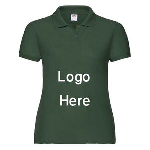 Servicio OEM Nueva llegada de las mujeres 100% de algodón Casual para Polo de manga corta sólida Slim Fit Diseño de alta calidad de verano Top - Product Image 5