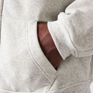 Sudaderas Lisas de Algodón 100% de 500 Gsm, Color Personalizado, Estilo Urbano, para Hombre, Talla Grande, Unisex, con Capucha, Modelo 2026 - Product Image 4