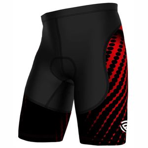Shorts de cyclisme unisexes à compression par sublimation - Product Image 2