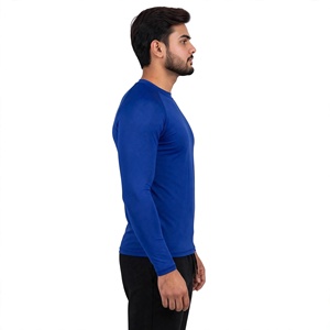 Nueva Camiseta Deportiva Personalizada de Secado Rápido, Manga Larga, Unisex, Transpirable, 160g, Impresión Digital, 100% Algodón, con Logotipo Personalizado - Product Image 3