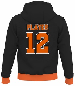 เสื้อฮู้ดผู้ชายคุณภาพสูง พิมพ์โลโก้ตามสั่ง เนื้อผ้าฟลีซ ระบายอากาศได้ดี เป็นมิตรกับสิ่งแวดล้อม น้ำหนัก 370 กรัม สไตล์สตรีทแวร์ พิมพ์ลายพัฟฟ์ แบบซับลิเมชั่น - Product Image 2