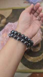 Cuentas de Diamante Moissanita Negra de 10 mm y 18 Pulgadas, Corte AAA, Facetadas, para Fabricación de Joyas - Product Image 3