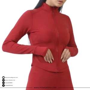 Chaqueta Deportiva Premium para Mujer, Elástica en 4 Direcciones, Top de Yoga Transpirable, Sudadera con Capucha para Correr, Gimnasio y Entrenamiento, Profesional, con Pedrería - Product Image 4