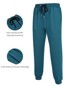 Ensemble de survêtement décontracté pour hommes, idéal pour la gym, le jogging et la course à pied, vêtements de sport pour l'échauffement, vêtements de sport personnalisés avec logo, pull en coton unisexe - Product Image 3