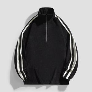 Sweat-shirts à capuche pour hommes de qualité supérieure, sweats à capuche pour hommes avec fermeture éclair 1/4, sweats à capuche et sweats pour hommes grandes tailles, t-shirt à demi-fermeture éclair - Product Image 5