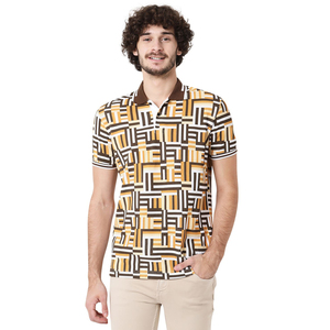 Chemises polo pour hommes 100% coton, col noir, doublure côtelée, imprimées, de haute qualité, couleurs rouge et autres couleurs classiques - Product Image 1