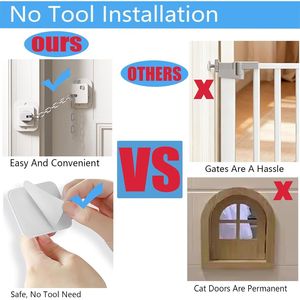 Fermo per Porta Regolabile da 1,5'' a 10'' con Cinghia, 1 Pezzo, Supporto per Mantenere la Porta Aperta per Gatti e Bambini - Product Image 4