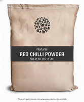 Poudre de piment rouge Capsicum Annuum Lal Mirchi, piment rouge séché, poivron doux, paprika, épice traditionnelle indienne, cru, AD, en vrac, HP Valia