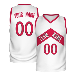 Camiseta de Baloncesto Unisex, Cuello en V, Sin Mangas, Impresión por Sublimación, Nombre del Equipo 00, Transpirable, Poliéster, Ropa Deportiva para Adultos - Product Image 3
