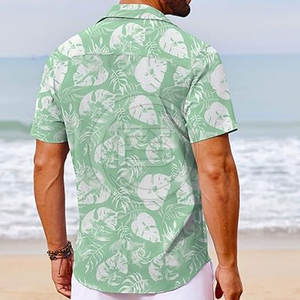 Camiseta Hawaiana de Verano, Camiseta Hawaiana Personalizada con Logotipo Personalizado, Camiseta Hawaiana de Marca Privada en Venta - Product Image 6