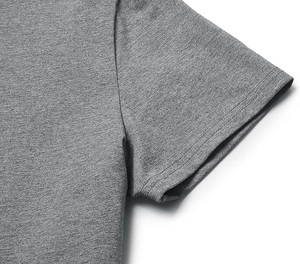 Camiseta de manga larga con dobladillo curvo, personalizada, lisa, con parte inferior redonda, estampada, 100% algodón, para hombre. - Product Image 1