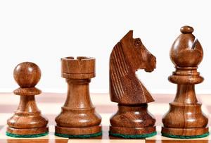 Tournament Series Staunton <b>Chess</b> <b>Set</b> German Knight, Sheesham And Boxwood Pieces 3 King At <b>Cheap</b> Price - Product Image 2