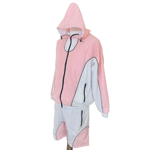 Chaqueta de Yoga Casual de Otoño para Mujer, Cuello Alto, Cierre de Cremallera, Manga Larga, Poliéster/Nailon, Cortavientos, Ligera, Deportiva - Product Image 5