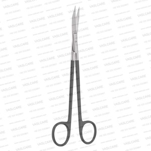Tijeras Facelift Davis de 18 cm, Tijeras Quirúrgicas Curvas Serradas Supercut para Rhytidectomía y Despliegue de Flap Cutáneo de Vaslcare - Product Image 6