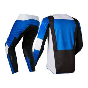 Combinaisons de motocross OEM en gros, logo personnalisé, ensemble maillot et pantalon de course MX pour la conduite tout-terrain - Product Image 2