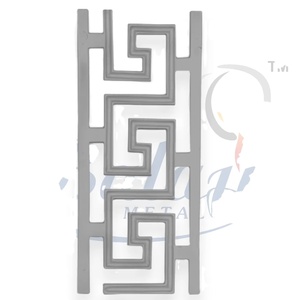 Componentes de Puerta de Jardín de Hierro Fundido Gris Industrial de Alta Resistencia, Superficie con Granallado, Fácil de Ensamblar, Valla de Metal Fundido - Product Image 1