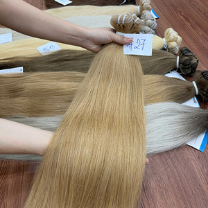 Produit phare : Cheveux humains vietnamiens en trame colorée, prix de gros, style tendance 2026, sans perte ni nœuds - Product Image 5